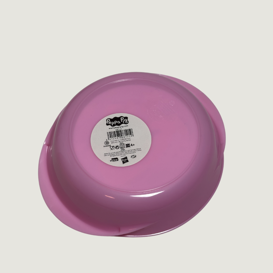 Tallrik/skål - Peppa Pig Rosa