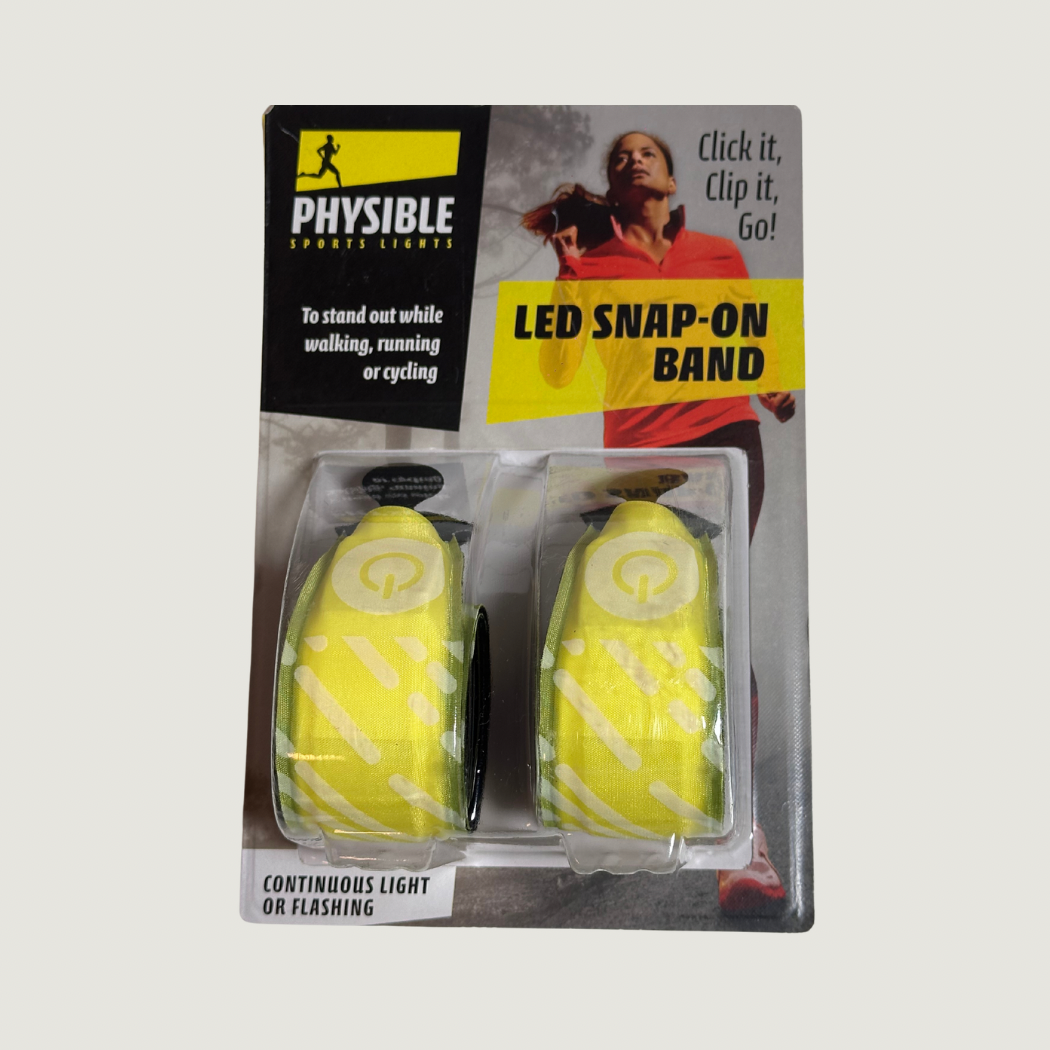 LED-reflexarmband – 2-pack - Gul