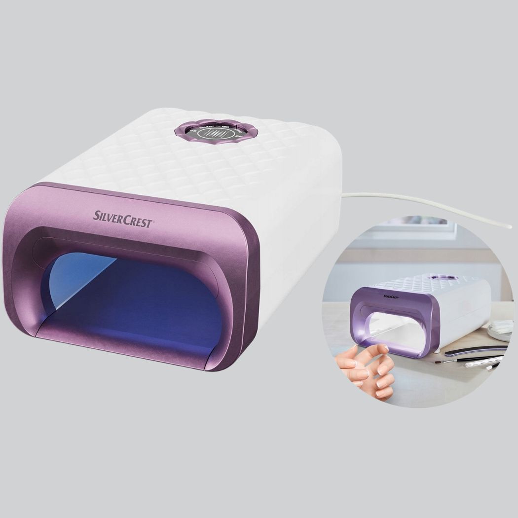 Komplett nagelstylingsset med UV-lampa - SILVERCREST