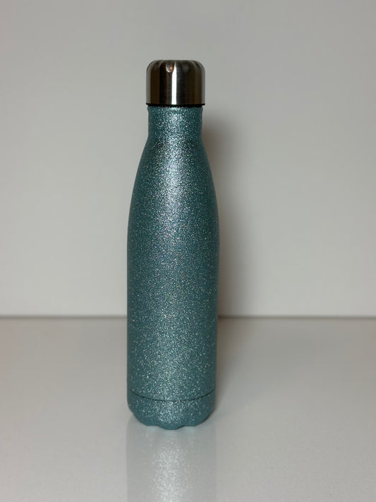 Blå glittrande termos 500ml - DAY