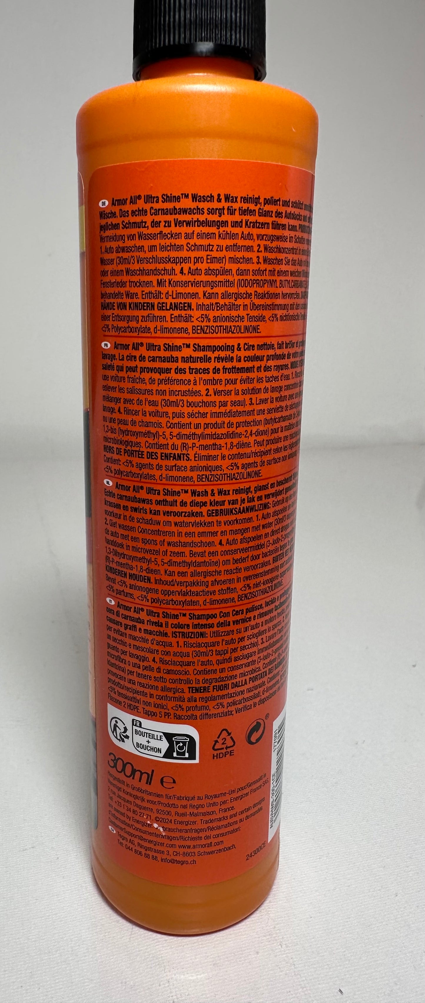 Armor All Ultra Shine Wash & Wax – Bilschampo med vax för extra glans 300ml