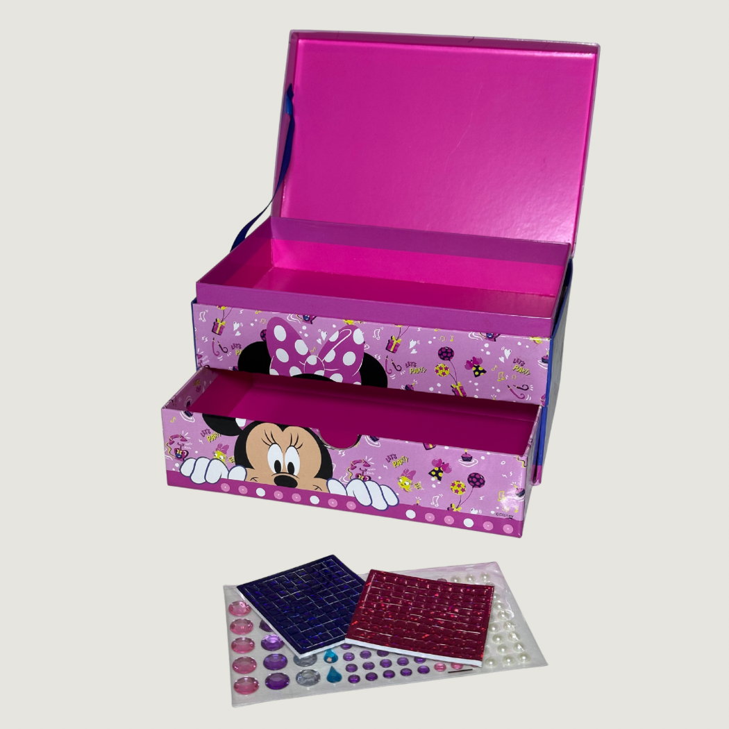 Smyckeskrin / Förvaringslåda med Minnie Mouse-motiv
