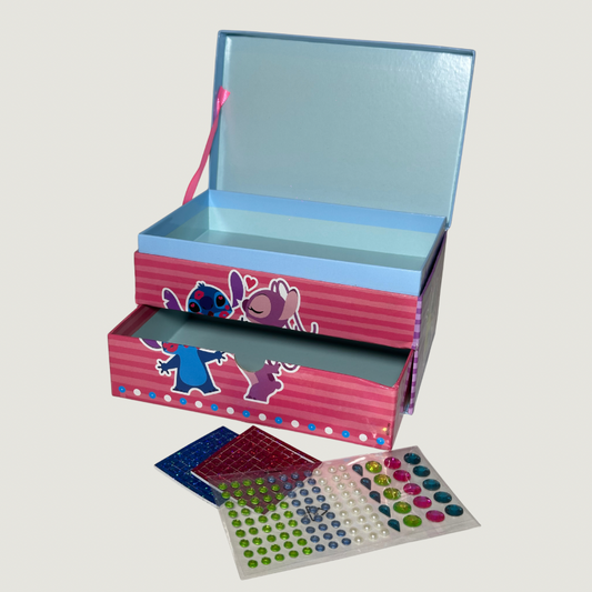 Smyckeskrin / Förvaringslåda med Stitch-motiv