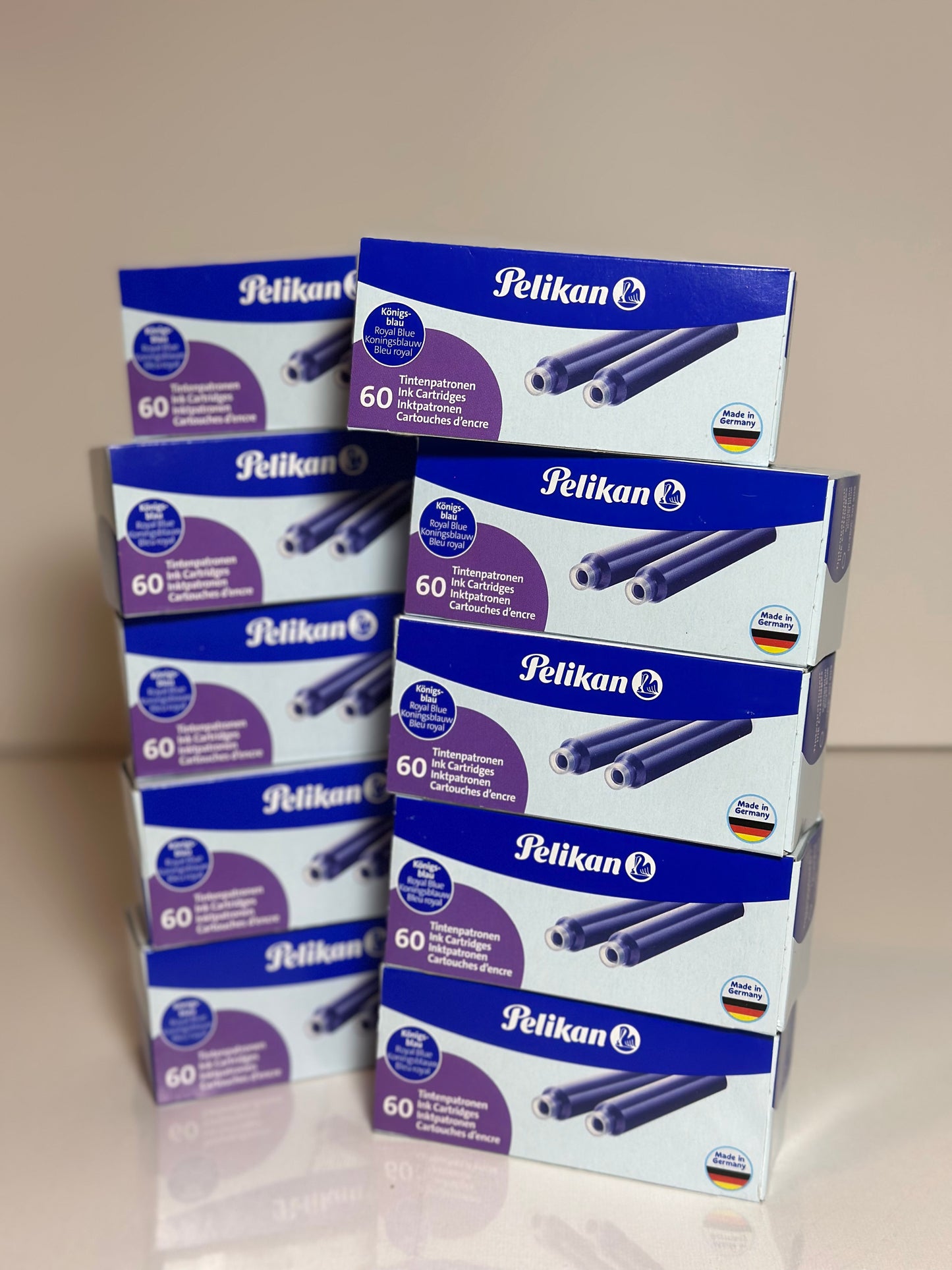 Bläckpatroner för reservoarpenna 10x60pack - Pelikan