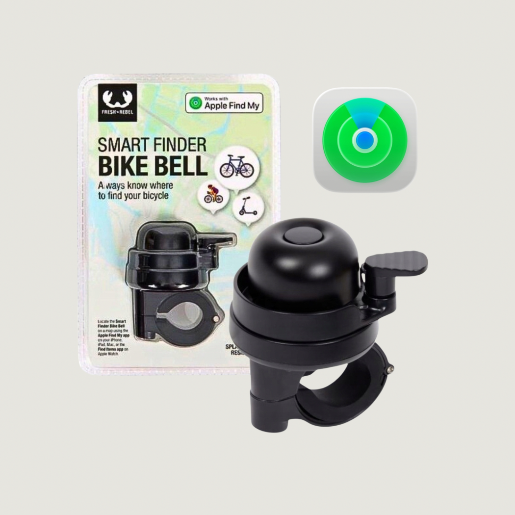 Cykelringklocka med GPS-lokalisering. iOS Apple Find My - FRESH REBEL